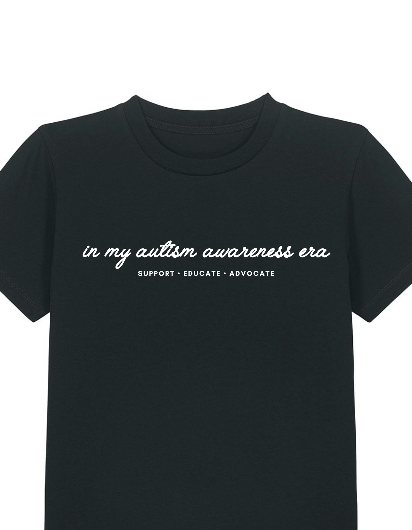 Unisex Adults ‘autism awareness era’ fitted style Tee