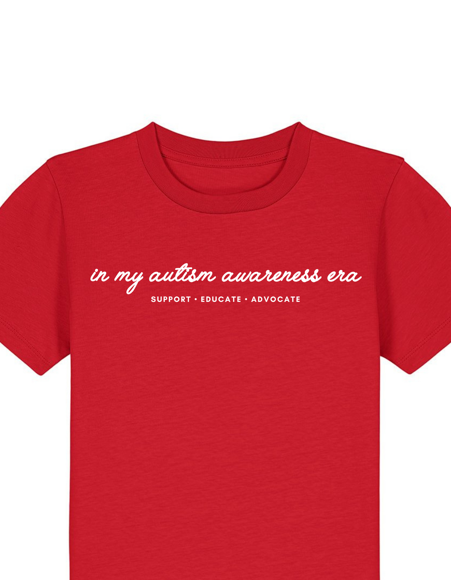 Unisex Adults ‘autism awareness era’ fitted style Tee