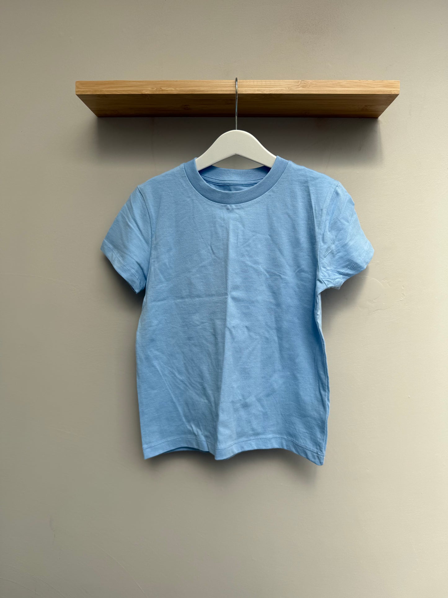 SAMPLE SALE! Kids 5-6 / Light Blue - BLANK tee