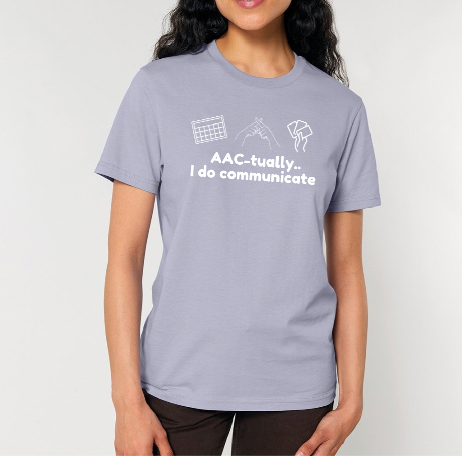 Adults ‘AAC-tually’ fitted style Tee