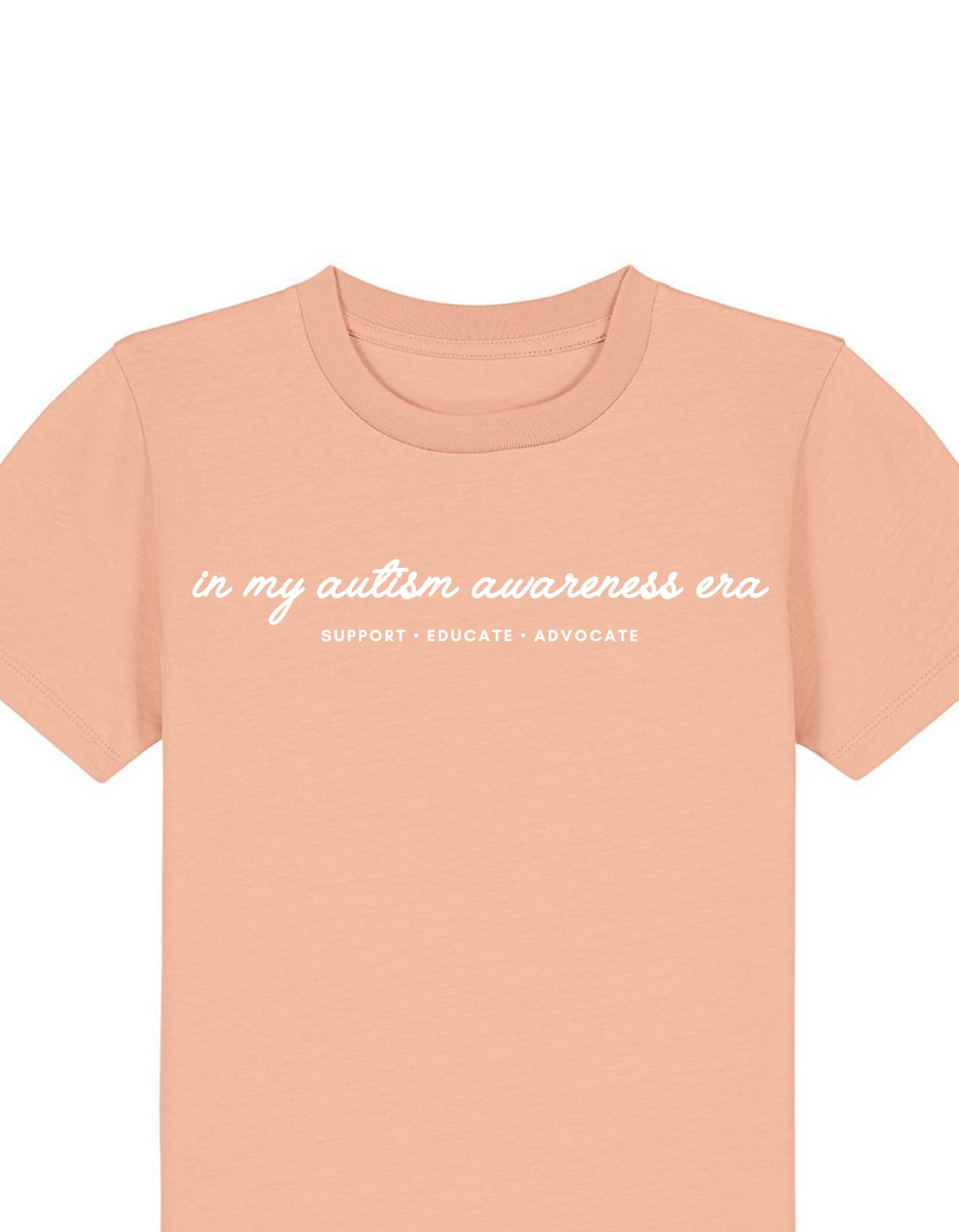 Unisex Adults ‘autism awareness era’ fitted style Tee