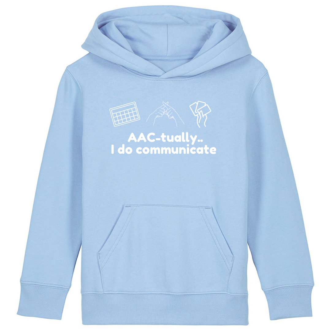 Kids ‘AAC-tually’ pullover Hoodie