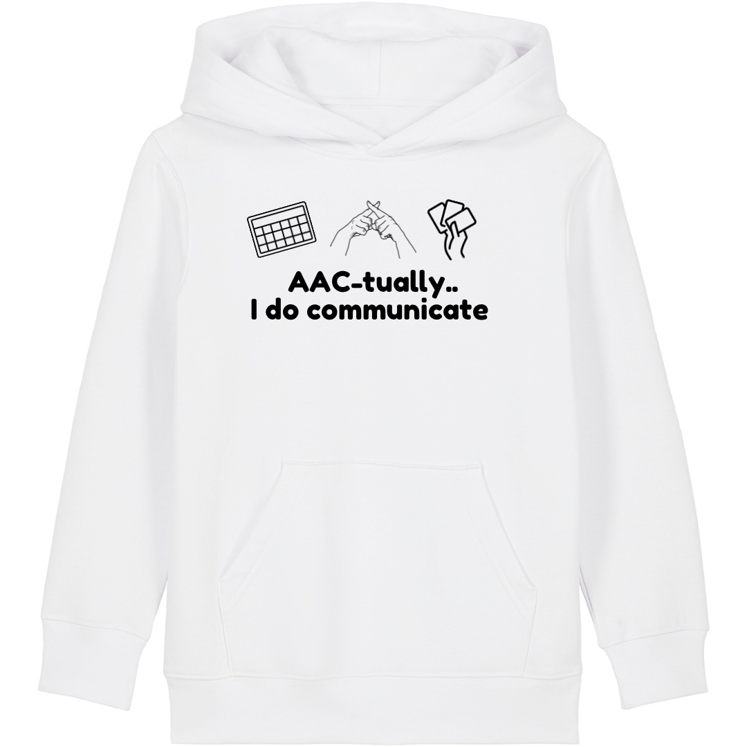 Kids ‘AAC-tually’ pullover Hoodie