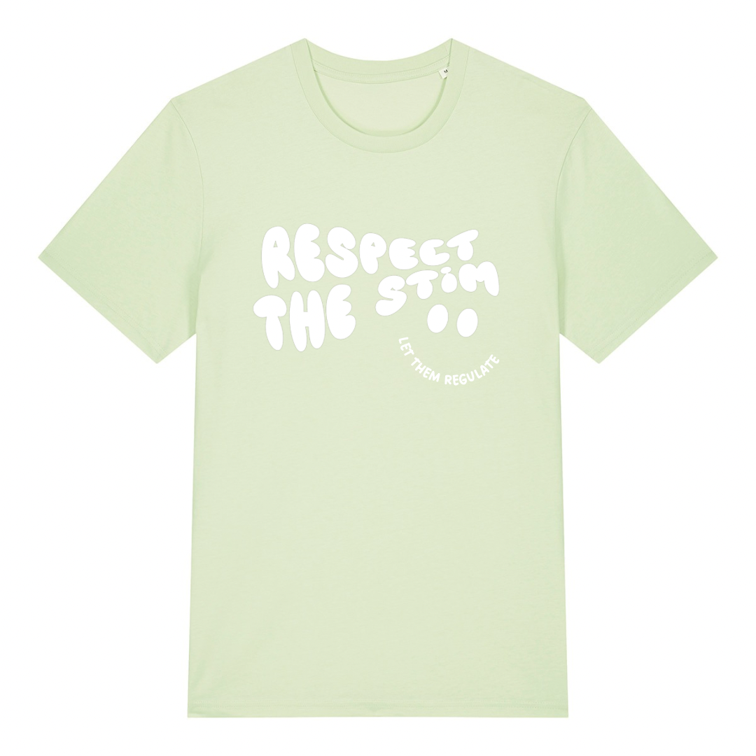 Adults Unisex ‘Respect the Stim’ Fitted style Tee