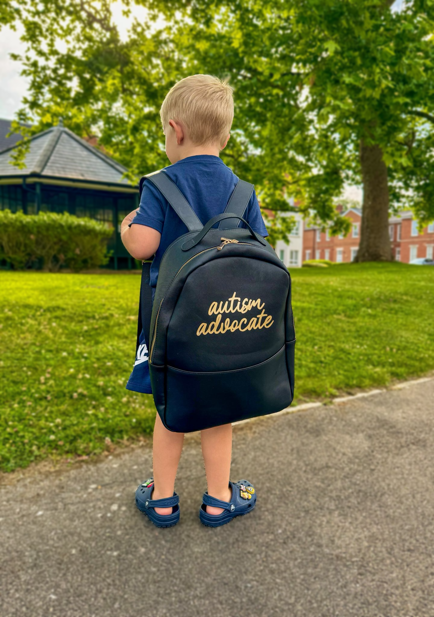 Faux Leather Backpack