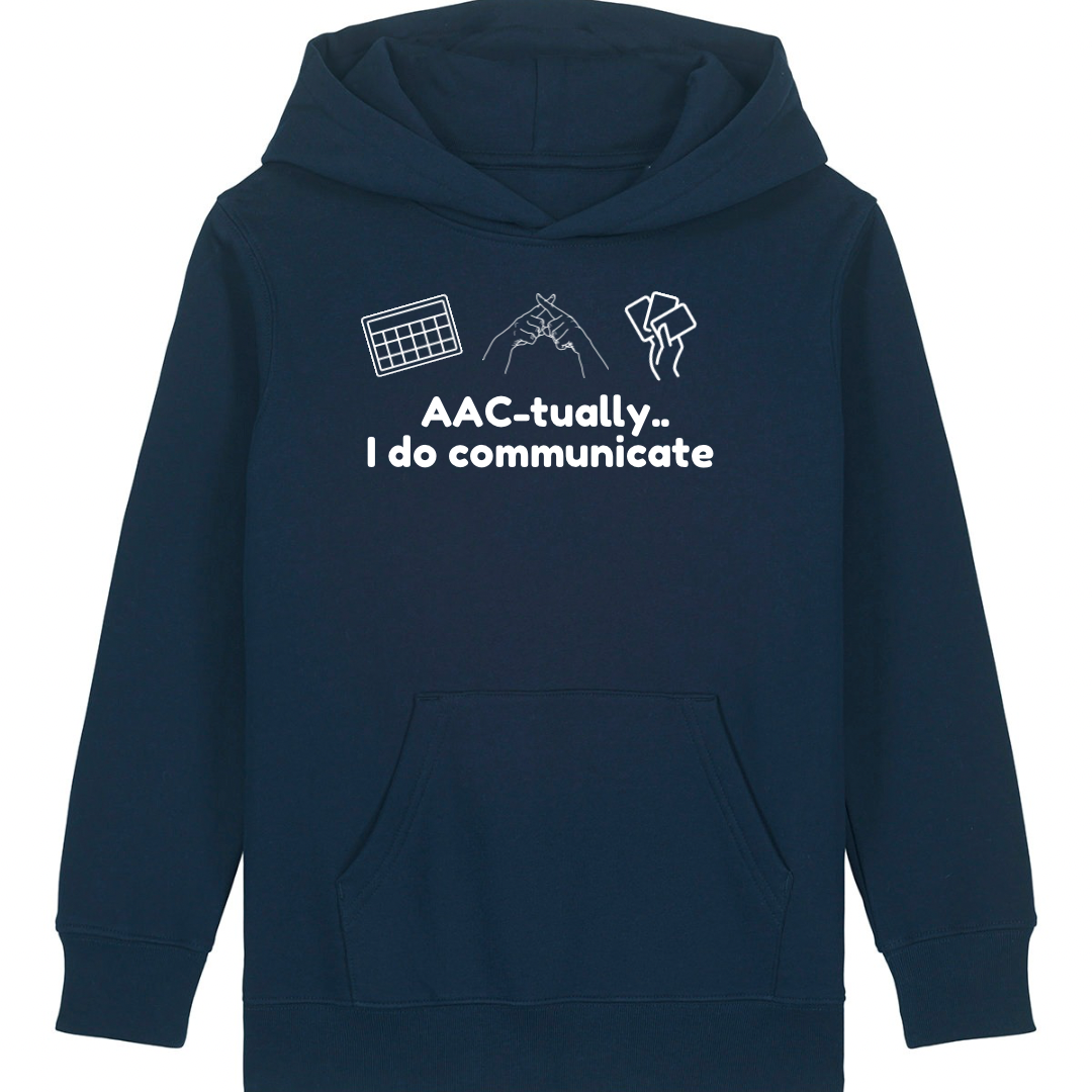 Kids ‘AAC-tually’ pullover Hoodie