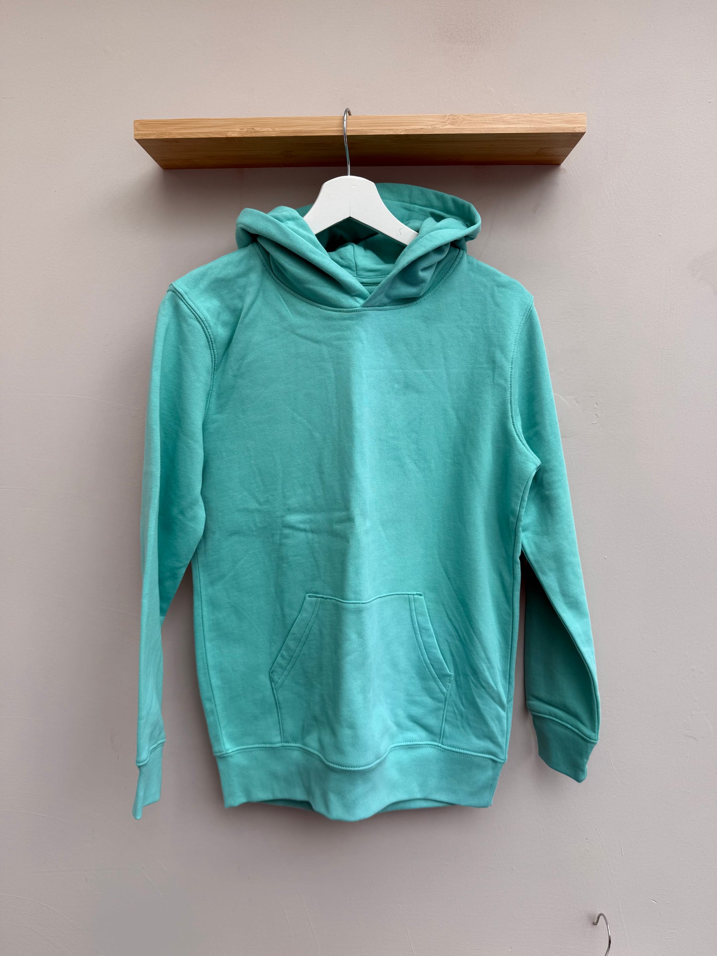 SAMPLE SALE! Kids 12-13 / Pool Blue - BLANK pullover hoodie