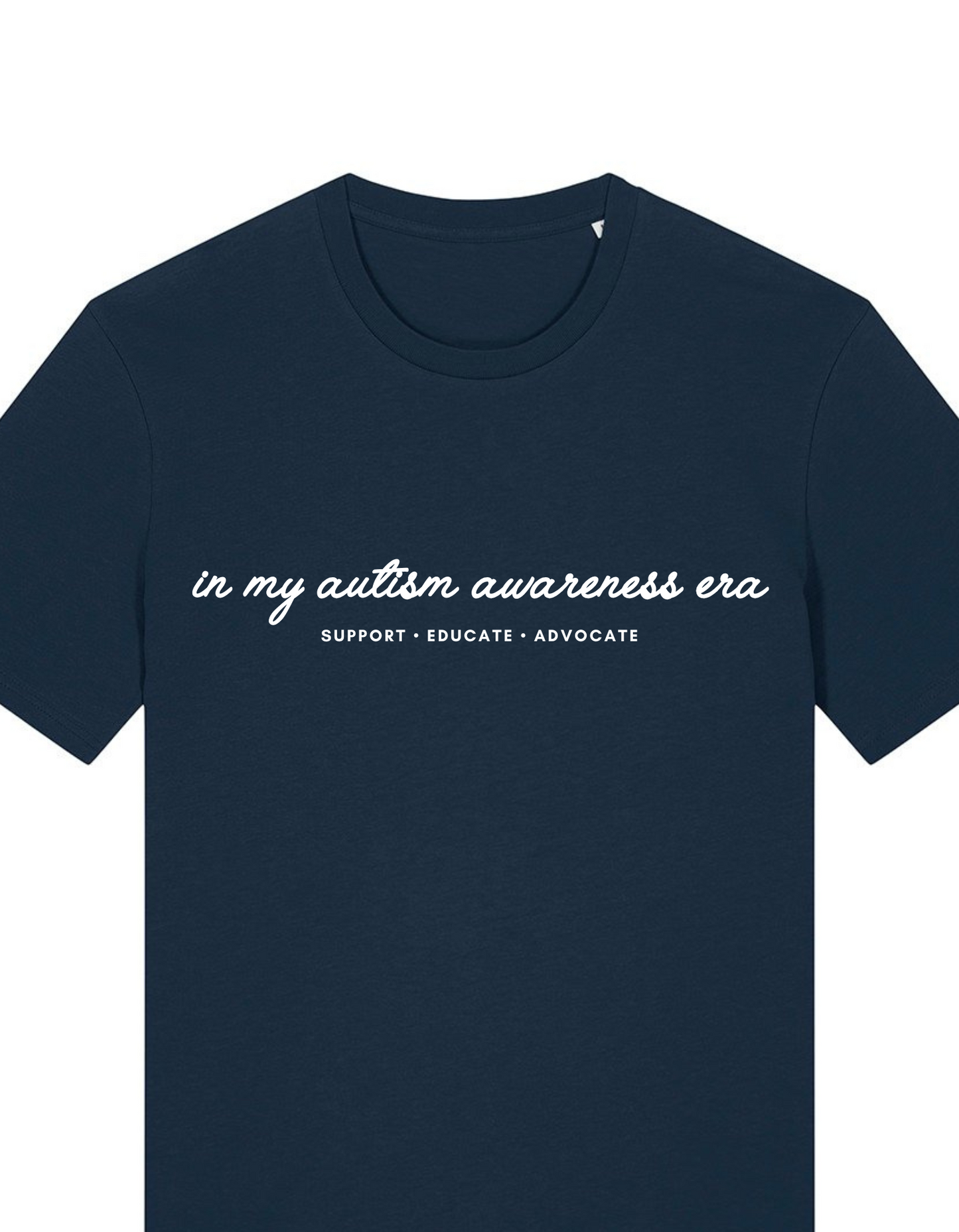 Unisex Adults ‘autism awareness era’ fitted style Tee