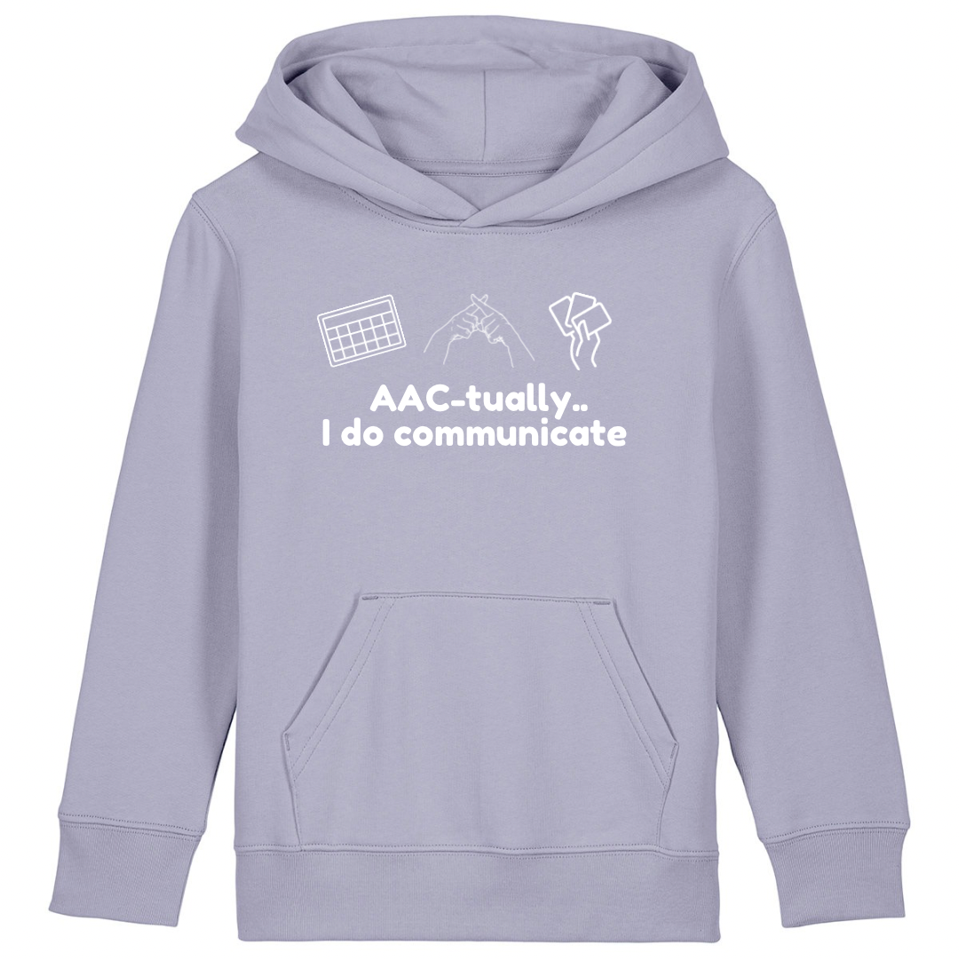 Kids ‘AAC-tually’ pullover Hoodie