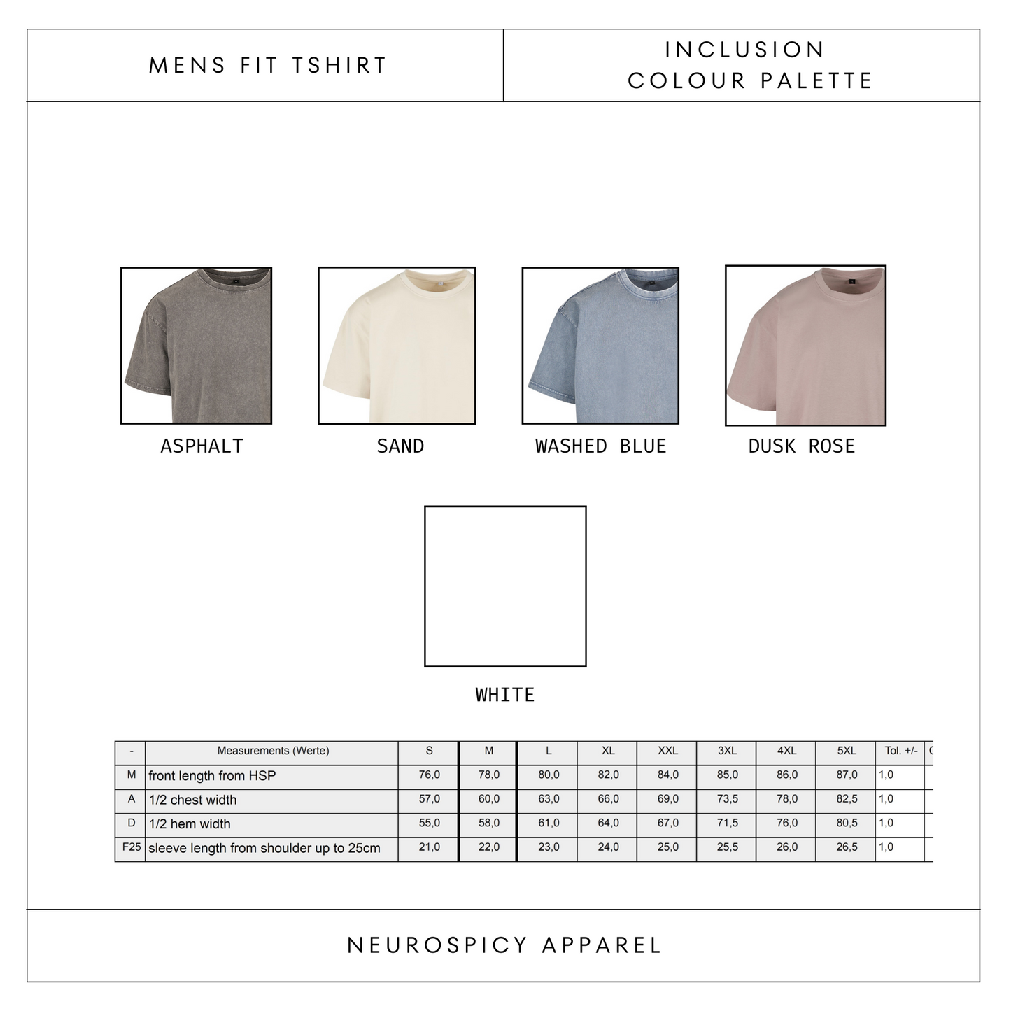 Men’s ‘Inclusion’ Oversized Tee