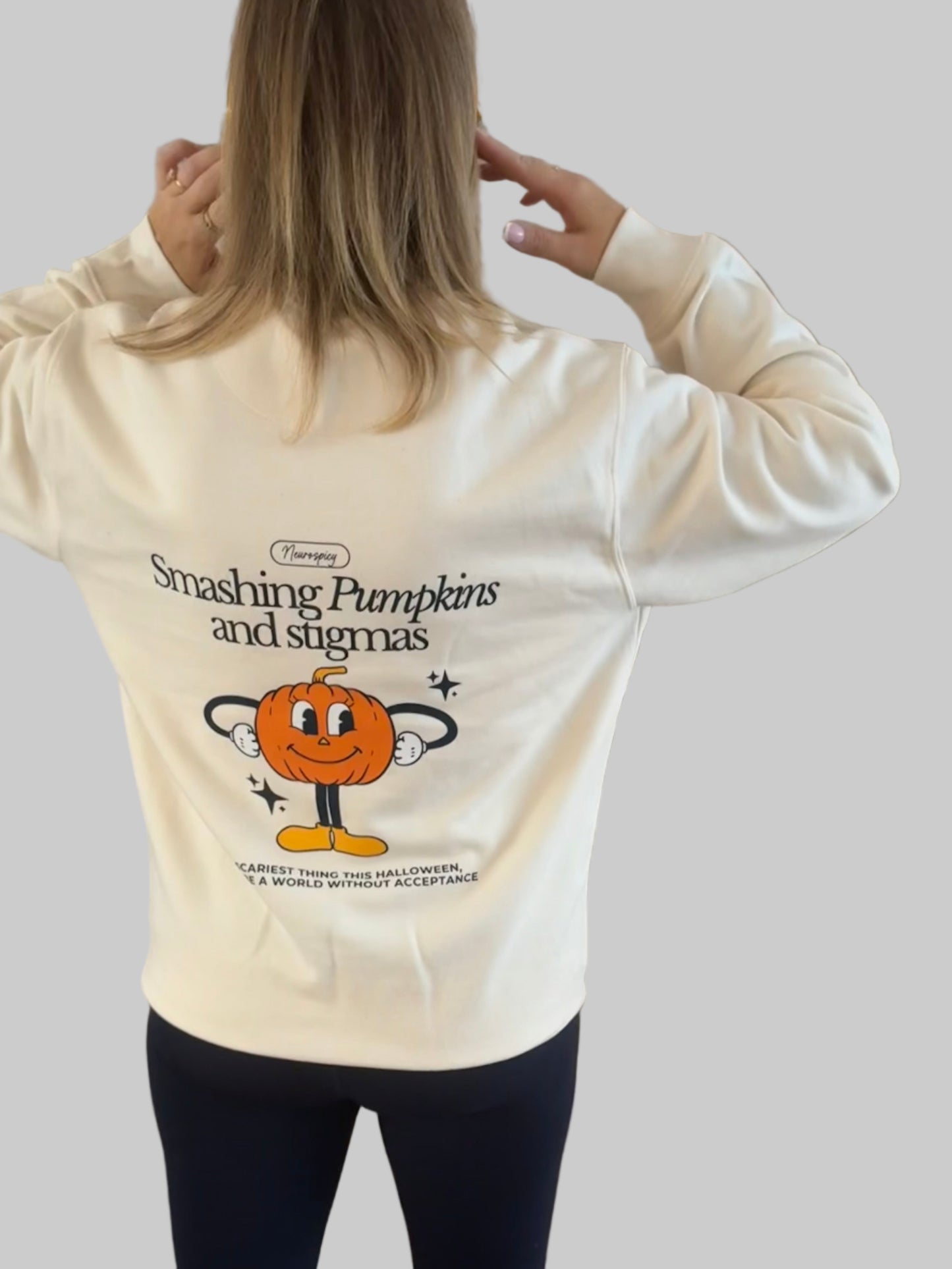 Adults Unisex ‘Smashing Pumpkins & Stigmas’ Sweatshirt/Hoodie