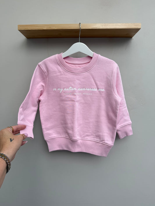 SAMPLE SALE! Kids Size 3/4 / Pink - Autism Awareness Era sweatshirt