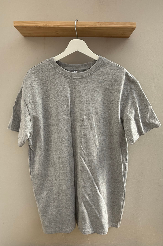 SAMPLE SALE! Adults Size S / Grey - BLANK oversized fit tee