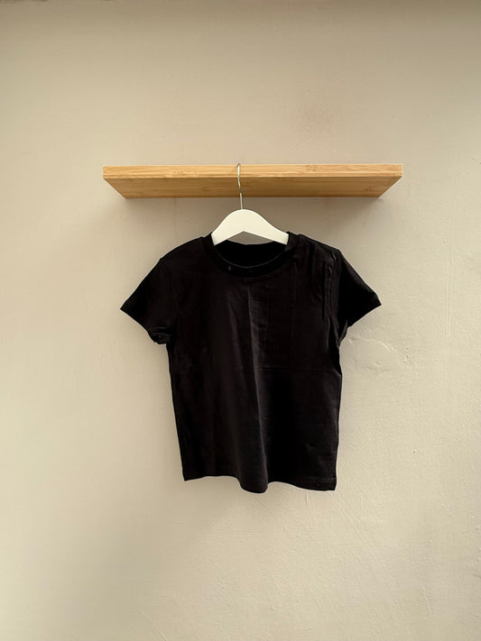 SAMPLE SALE! Kids Size 3/4 / Black  - BLANK fitted style tee