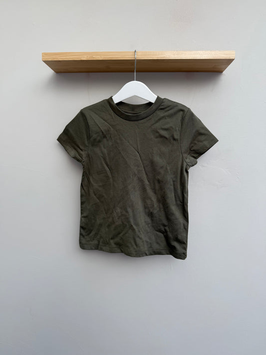 SAMPLE SALE! Kids Size 3/4 / Khaki  - BLANK fitted style tee