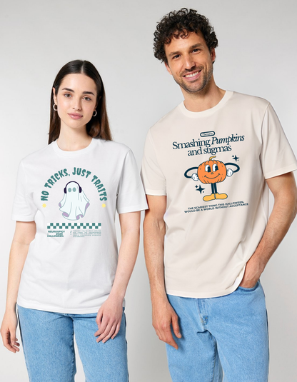 Adults Unisex ‘No Tricks, Just Traits’ T-Shirt
